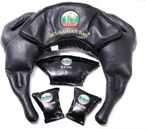 Bulgarian Bag Strong Model (Genuine Leather) - The Original Bulgarian Bag Creator - Fitness Bag, Crossfit, Wrestling, Functional Training Bag, Sandbag, Powerbag, Training Bag.