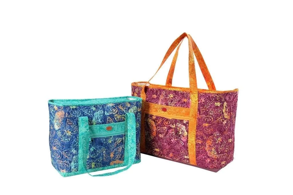 ByAnnie Two Big Totes Pattern - 2 Size Variations Per Pattern (14 Colors of 18"x54" Mesh Packs Sold Separately) PBA310