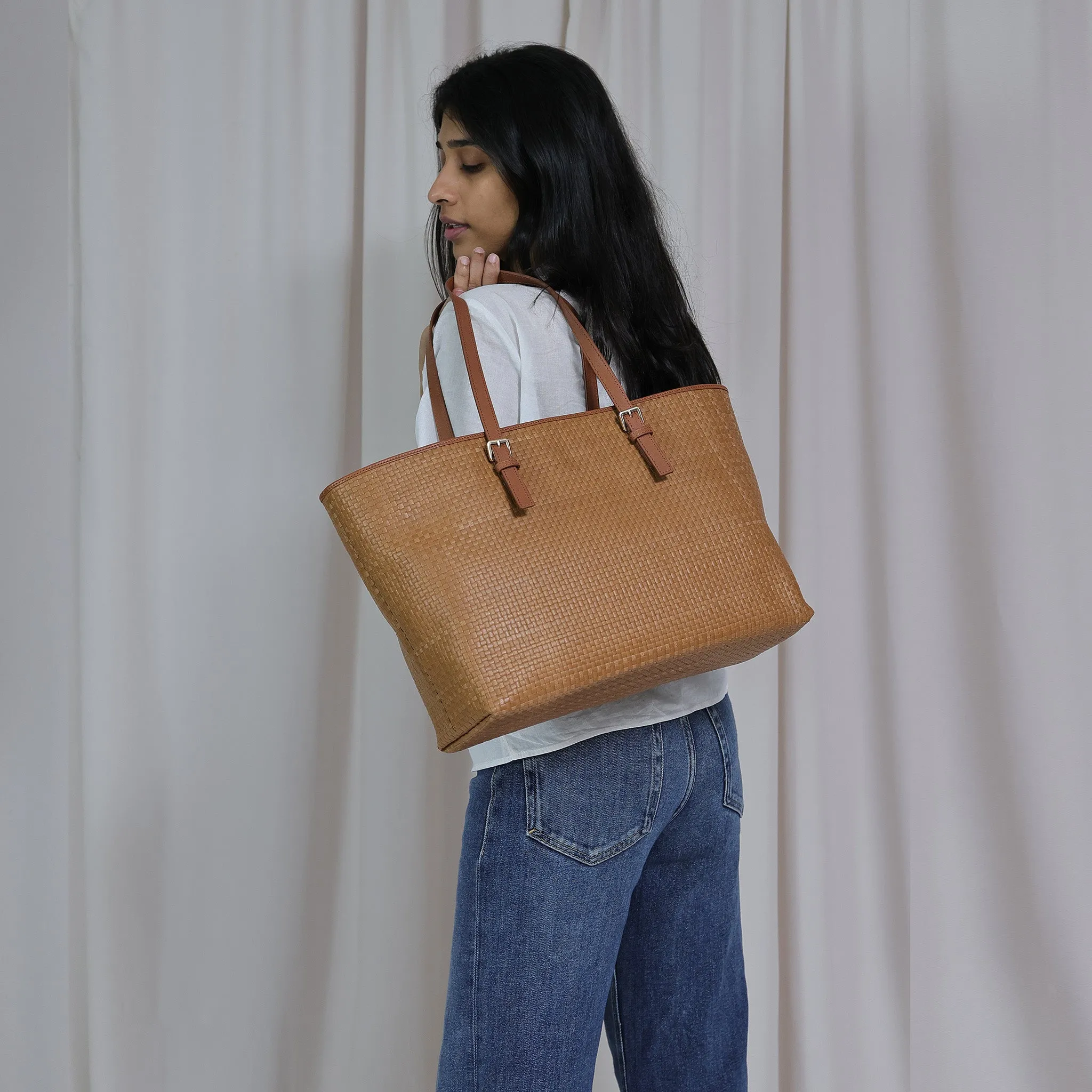 CA 1136 - TOTE BAG - CAMEL