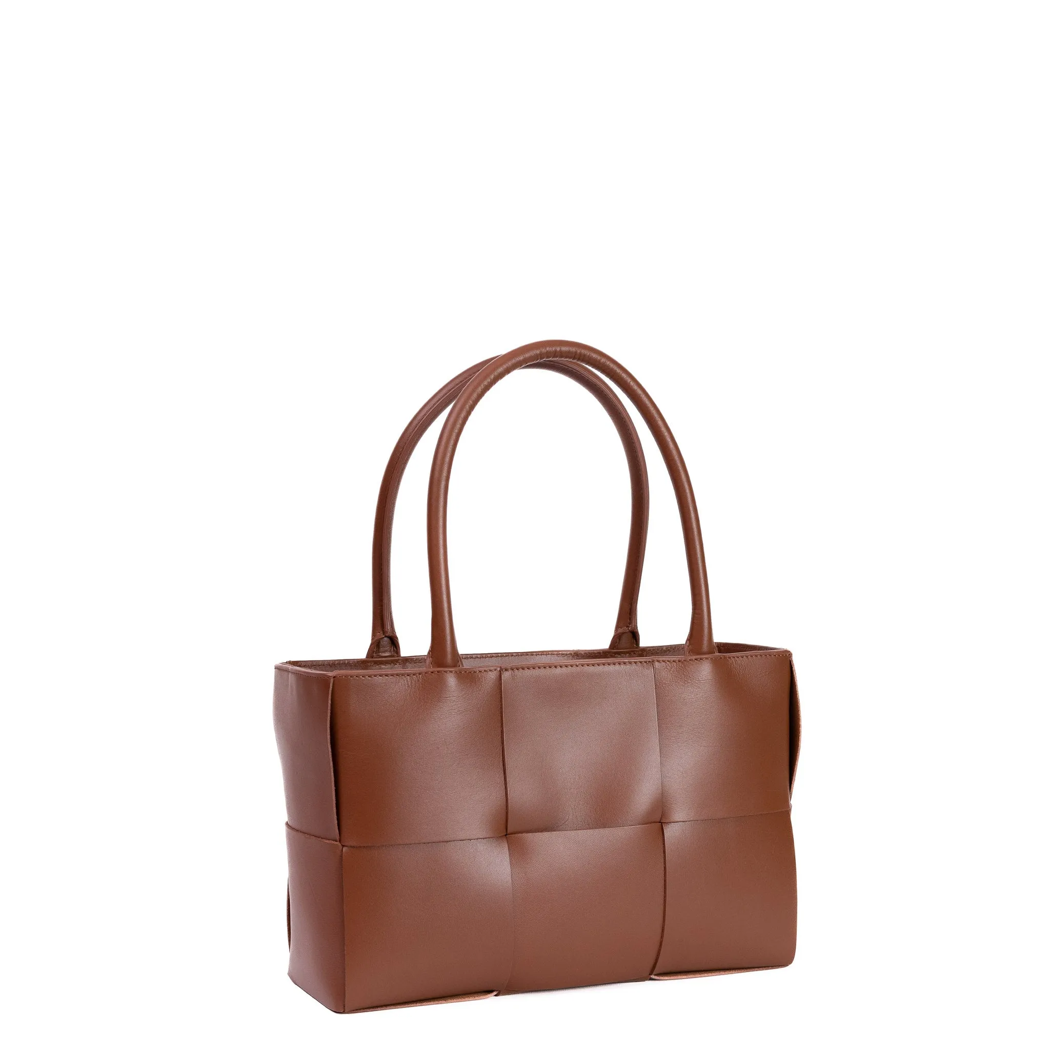CA 1438 SMALL - TOTE - BROWN