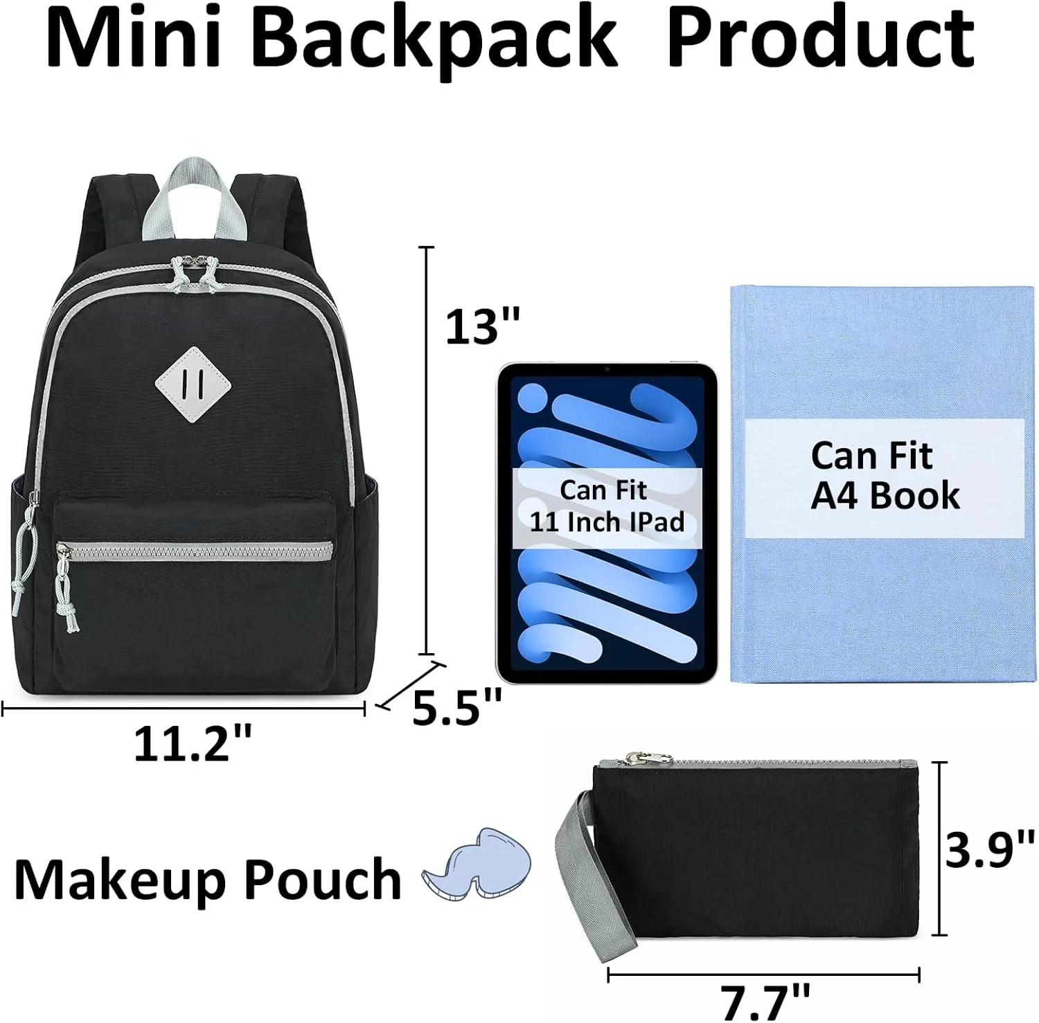 CAMTOP Mini Backpack Small Backpack Purse for Women Lightweight Cute Fashion Backpack Bookbag Daypack for Travel Shopping