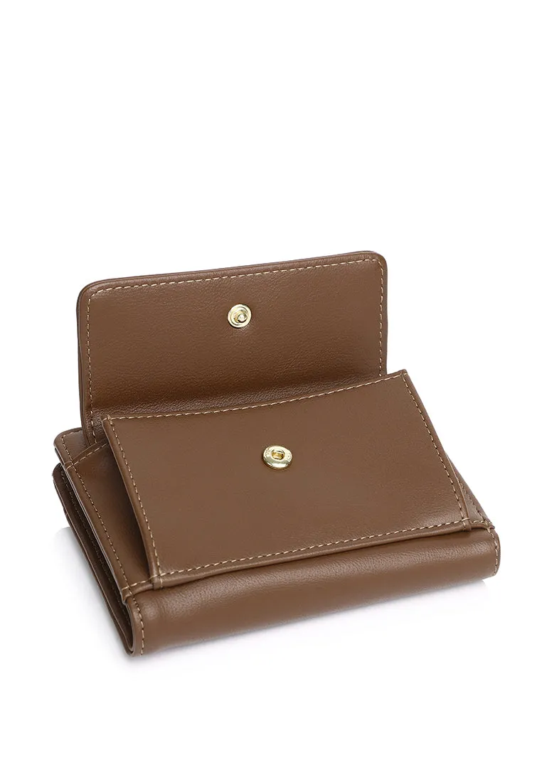 Candy Pop Top Zip Mini Wallet Wallet (Coffee)