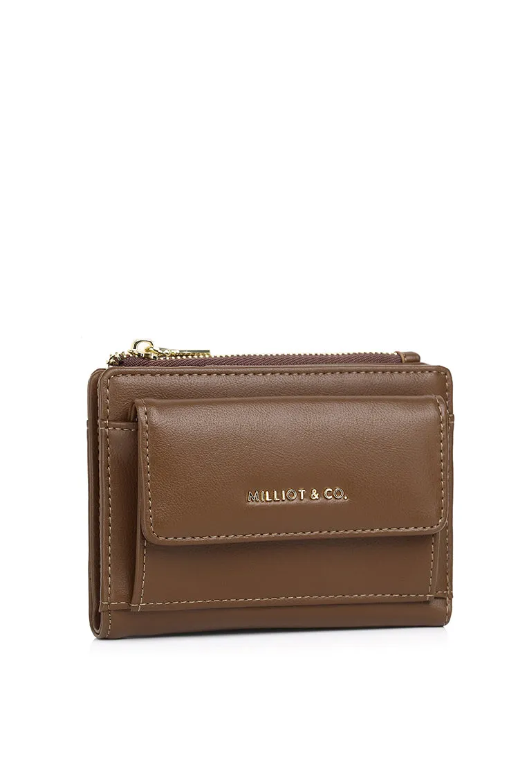 Candy Pop Top Zip Mini Wallet Wallet (Coffee)
