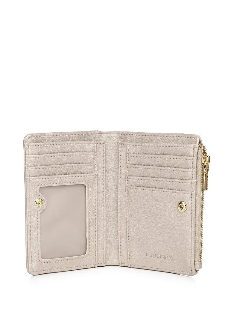 Candy Pop Top Zip Mini Wallet Wallet (Silver)