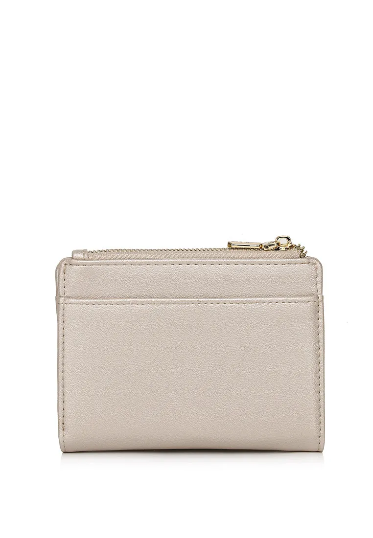 Candy Pop Top Zip Mini Wallet Wallet (Silver)