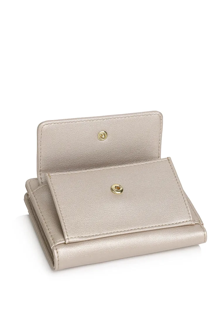 Candy Pop Top Zip Mini Wallet Wallet (Silver)