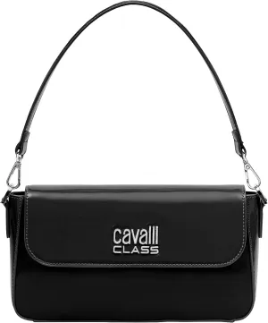 Cavalli Class FIRENZE Black Medium Classic Shoulder Bag for womens