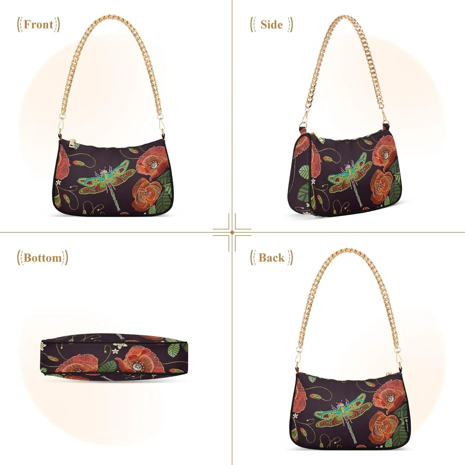 Chain Shoulder Bag Tote Handbag Purse for Women