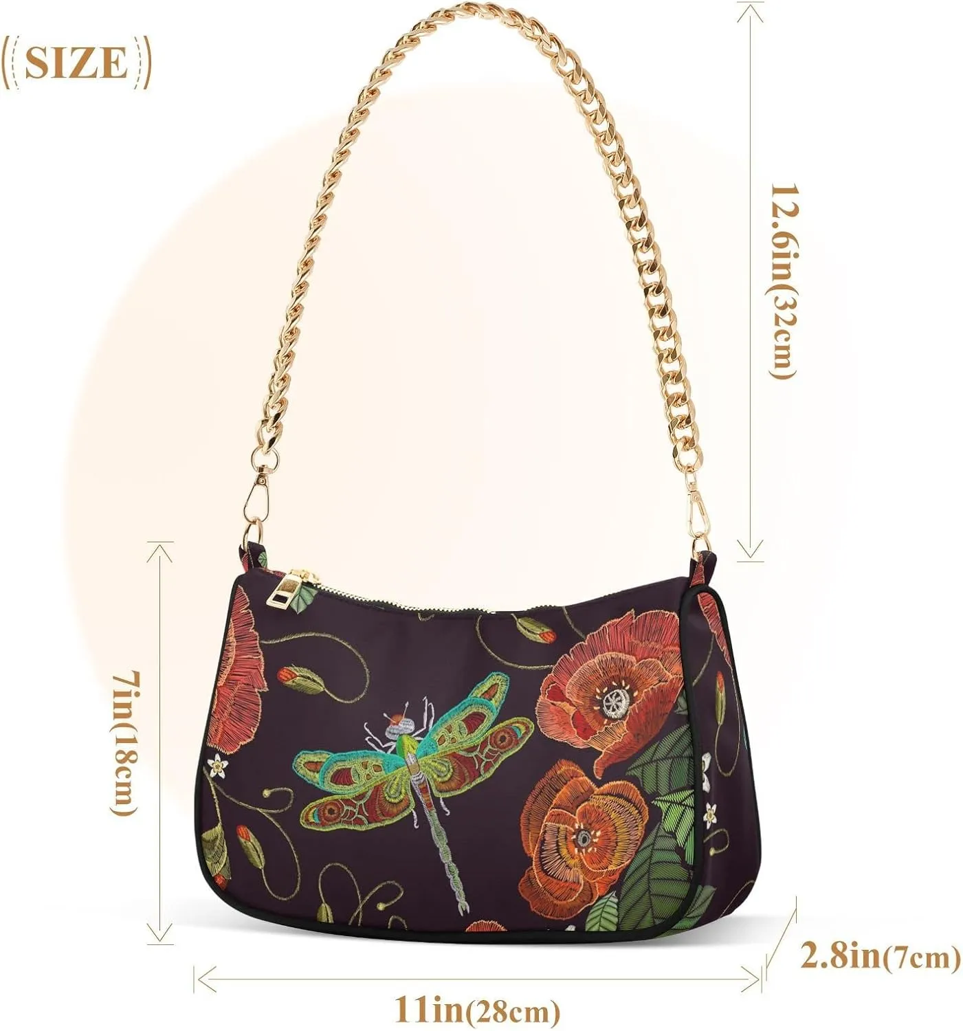 Chain Shoulder Bag Tote Handbag Purse for Women