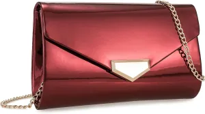CHARMING TAILOR PU Clutch Purse for Women Evening Bag Chic Clutch Handbag for Special-occasion