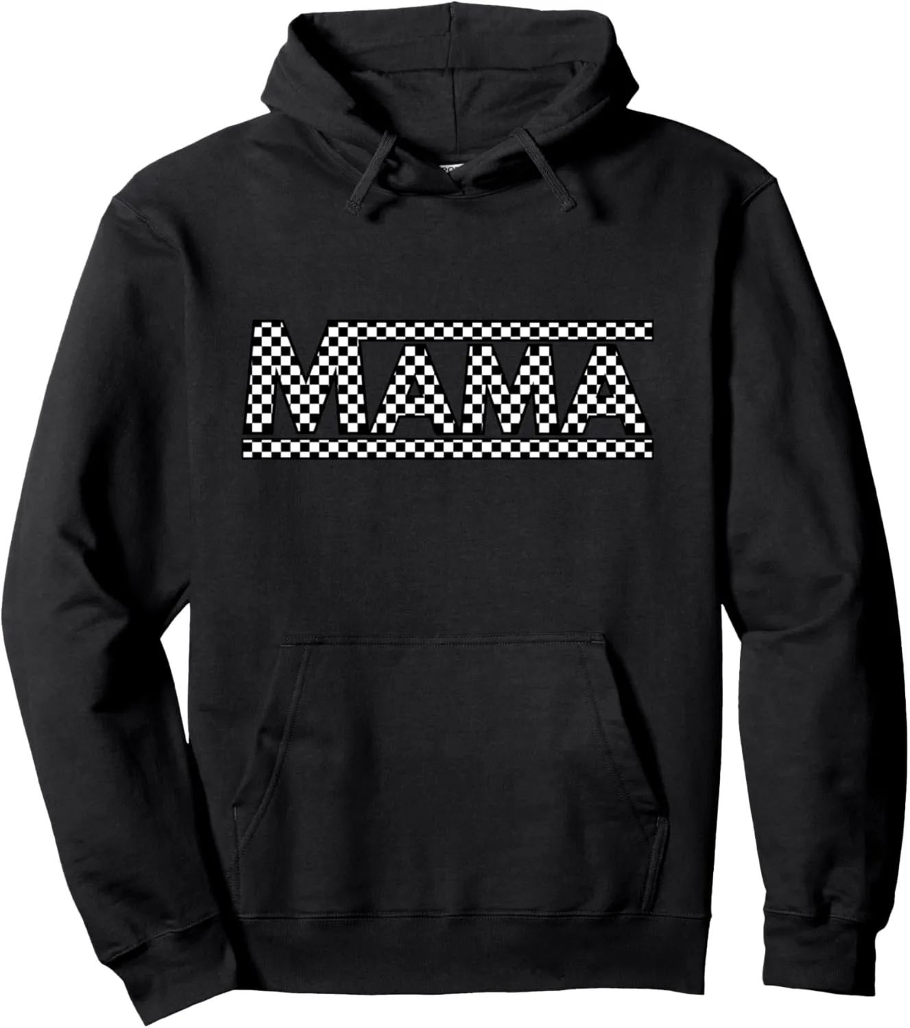 Checkers Mama Mother Skate Shoe Mom Van Matching Mini Child Pullover Hoodie