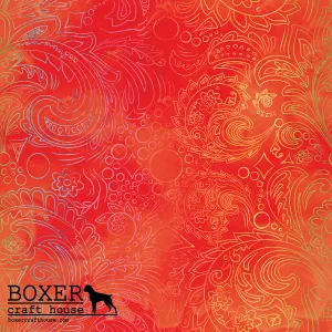 Cherry Red - Paisley