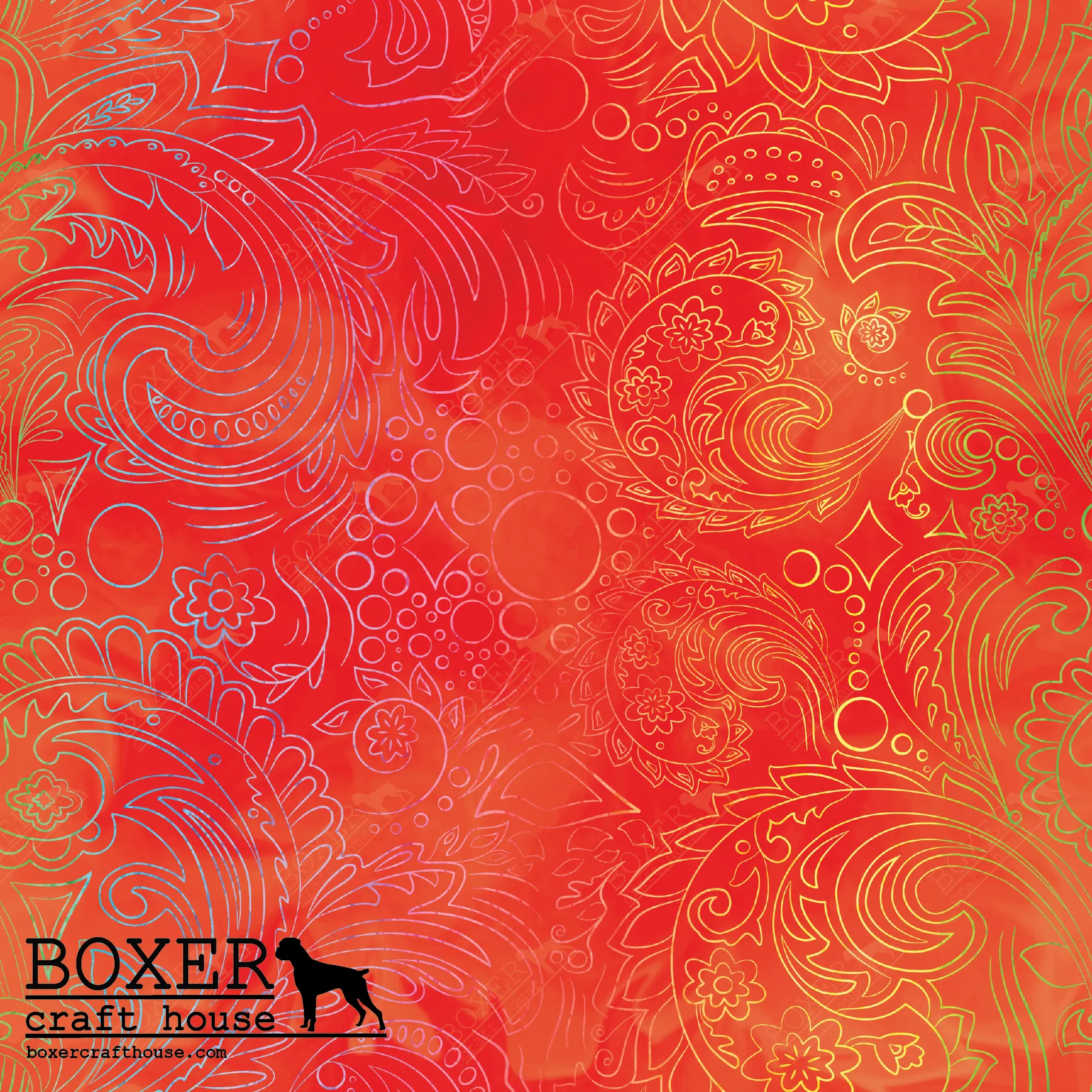 Cherry Red - Paisley