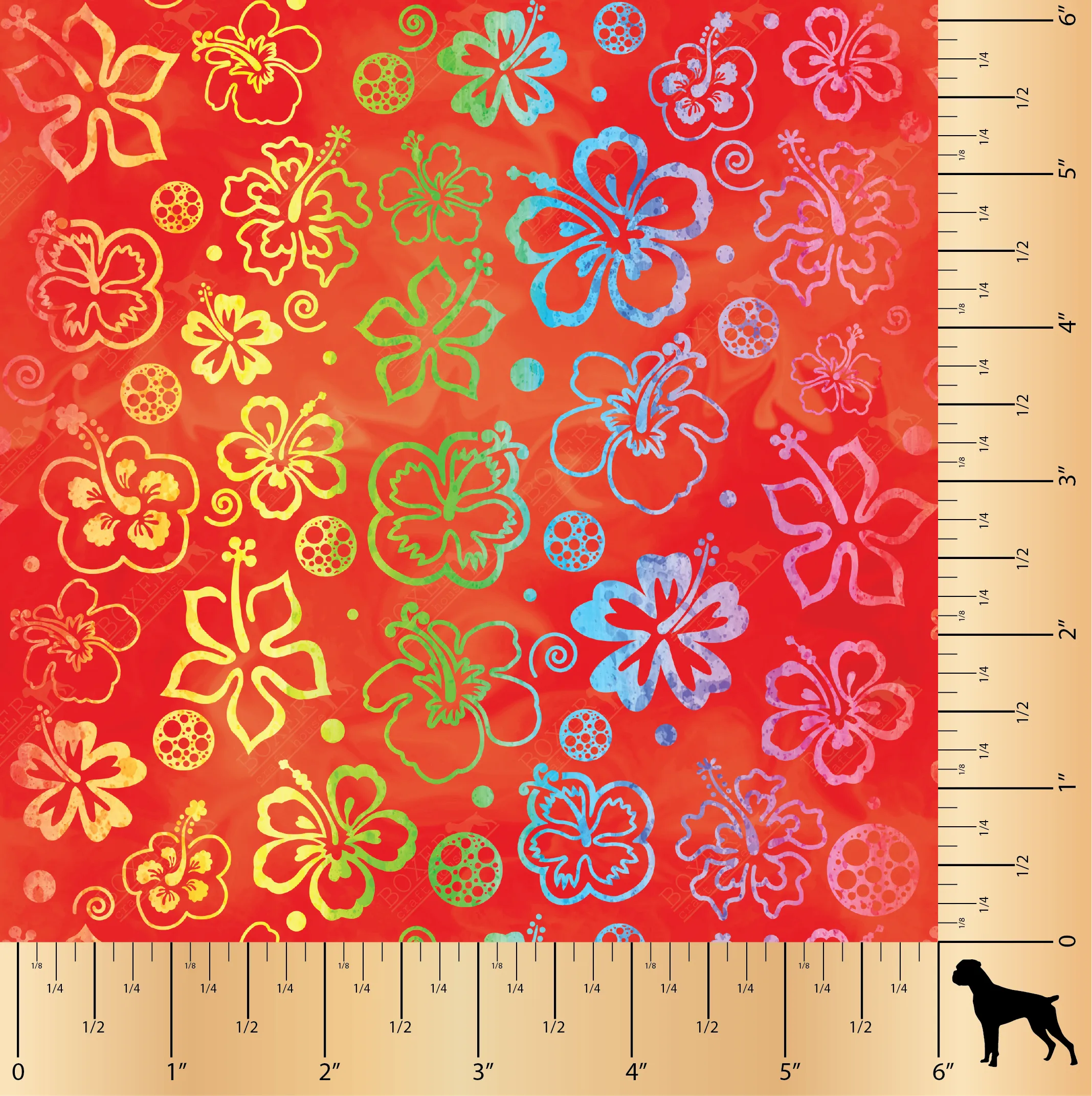 Cherry Red - Tropical Flowers