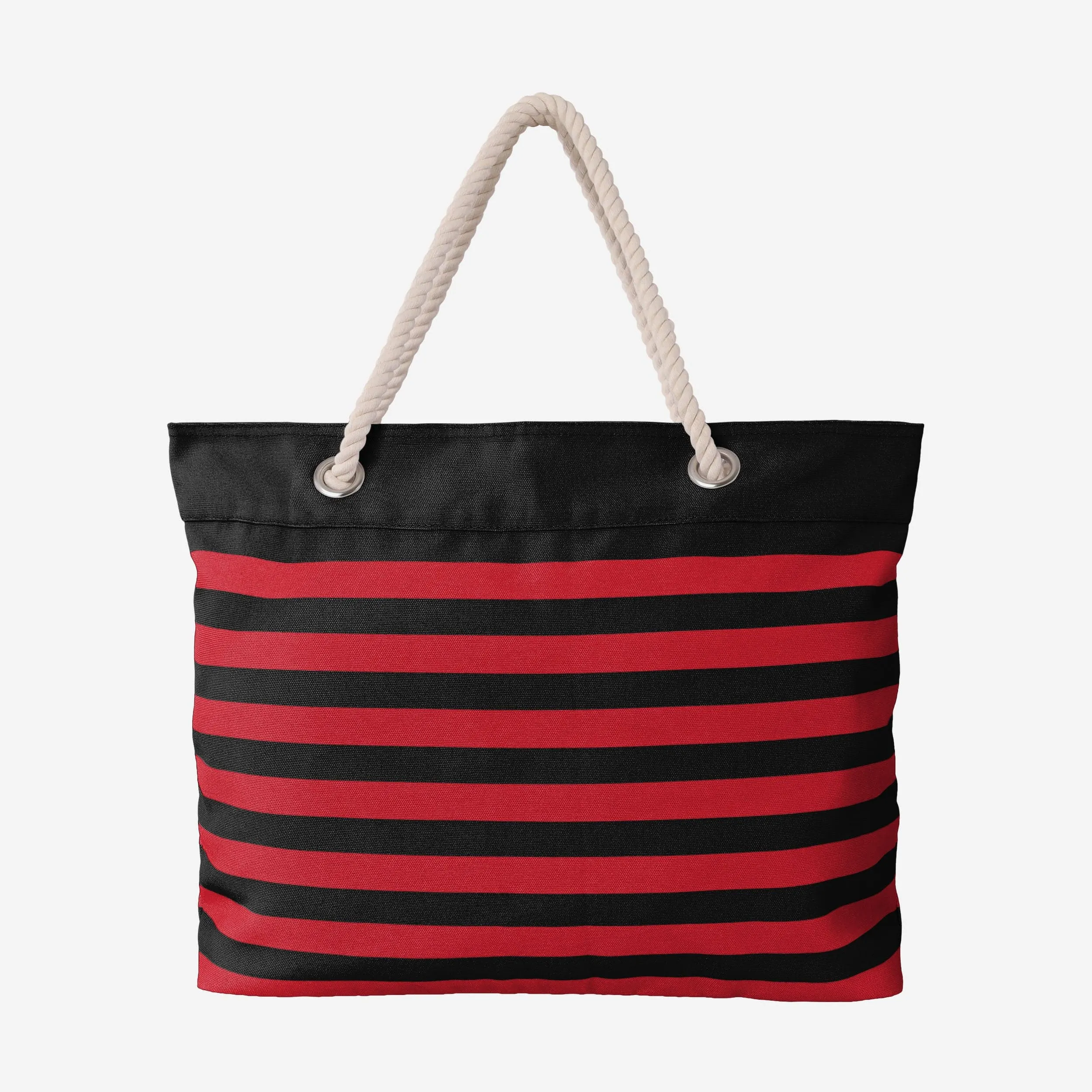 Chicago Blackhawks Nautical Stripe Tote Bag