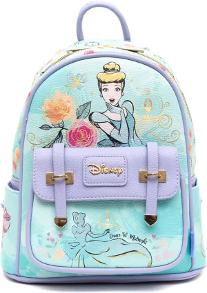 Cinderella 11" Vegan Leather Fashion Mini Backpack