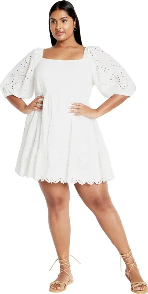 City Chic Plus Size Dress, Destiny Mini Dress