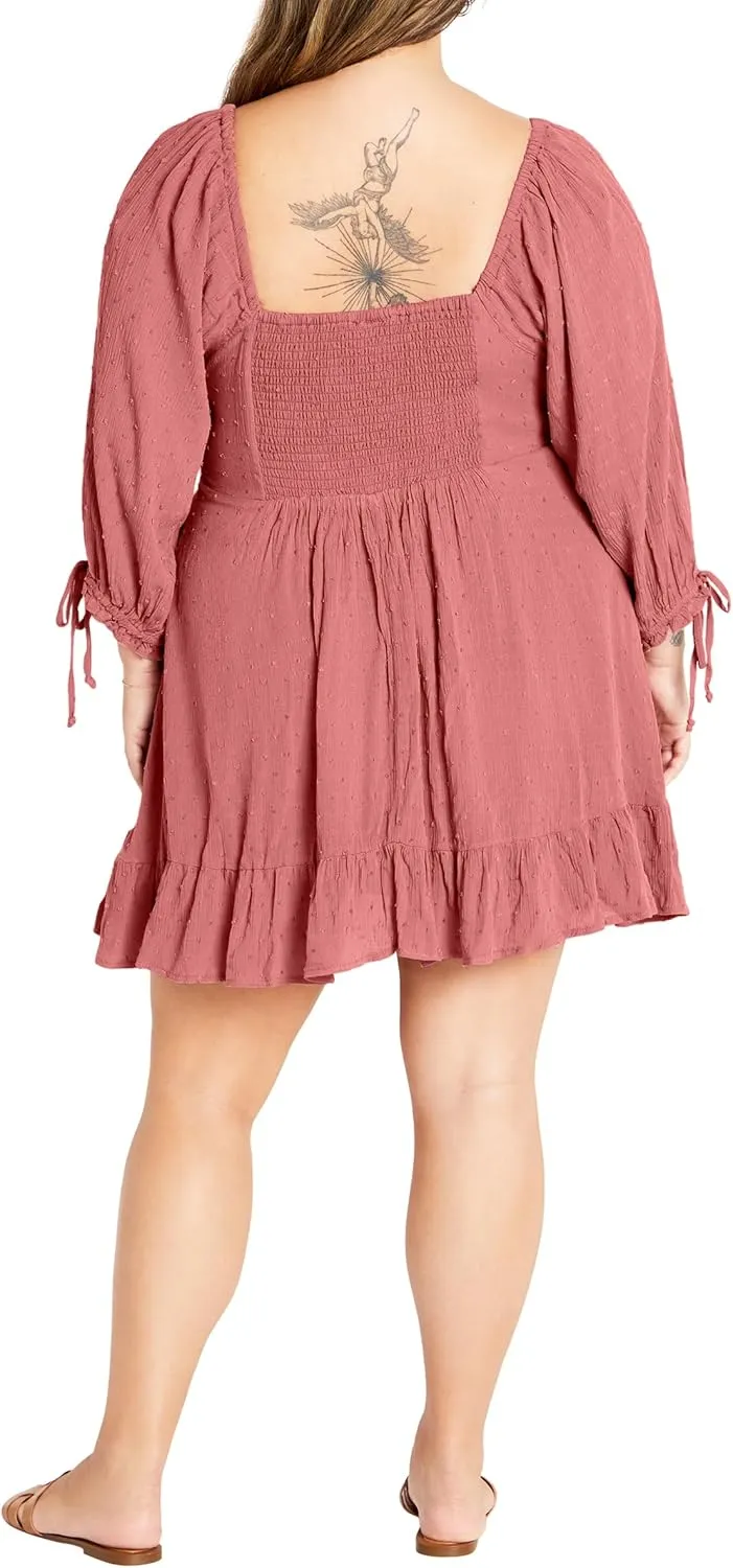 City Chic Women's Plus Size Allegra Mini Dress