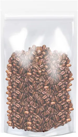 Clear Zipper Stand Up Pouch Bag,100Pcs 7.0x10.2 Heat Sealable Zip Lock Snack Food Tea Packing Pouches (7.0W x 10.2L, 100)