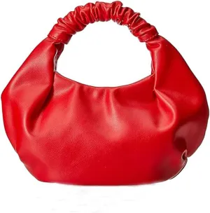 Cloud Pouch Bag Women Shoulder Handbag Soft Vegan Leather Vintage Hobo Mini Small Purses Ruched Cloud Bags