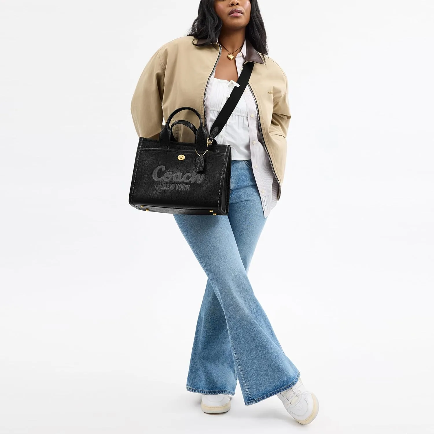 Coach Bubble Leather Cargo Tote
