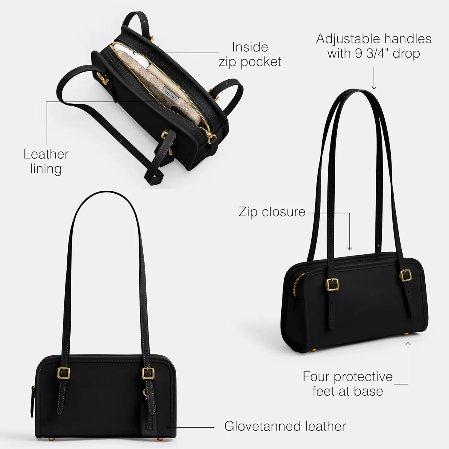 Coach Swing Zip Bag 20