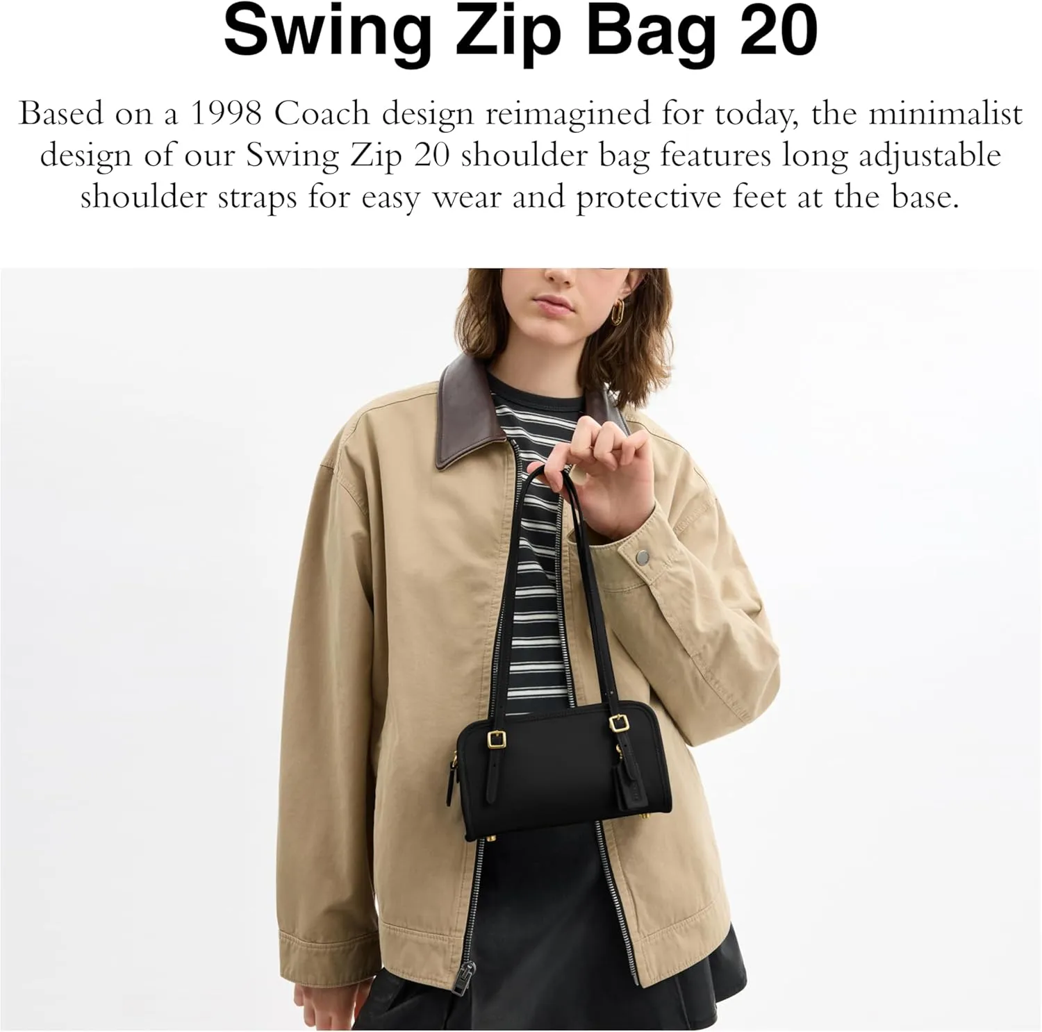 Coach Swing Zip Bag 20