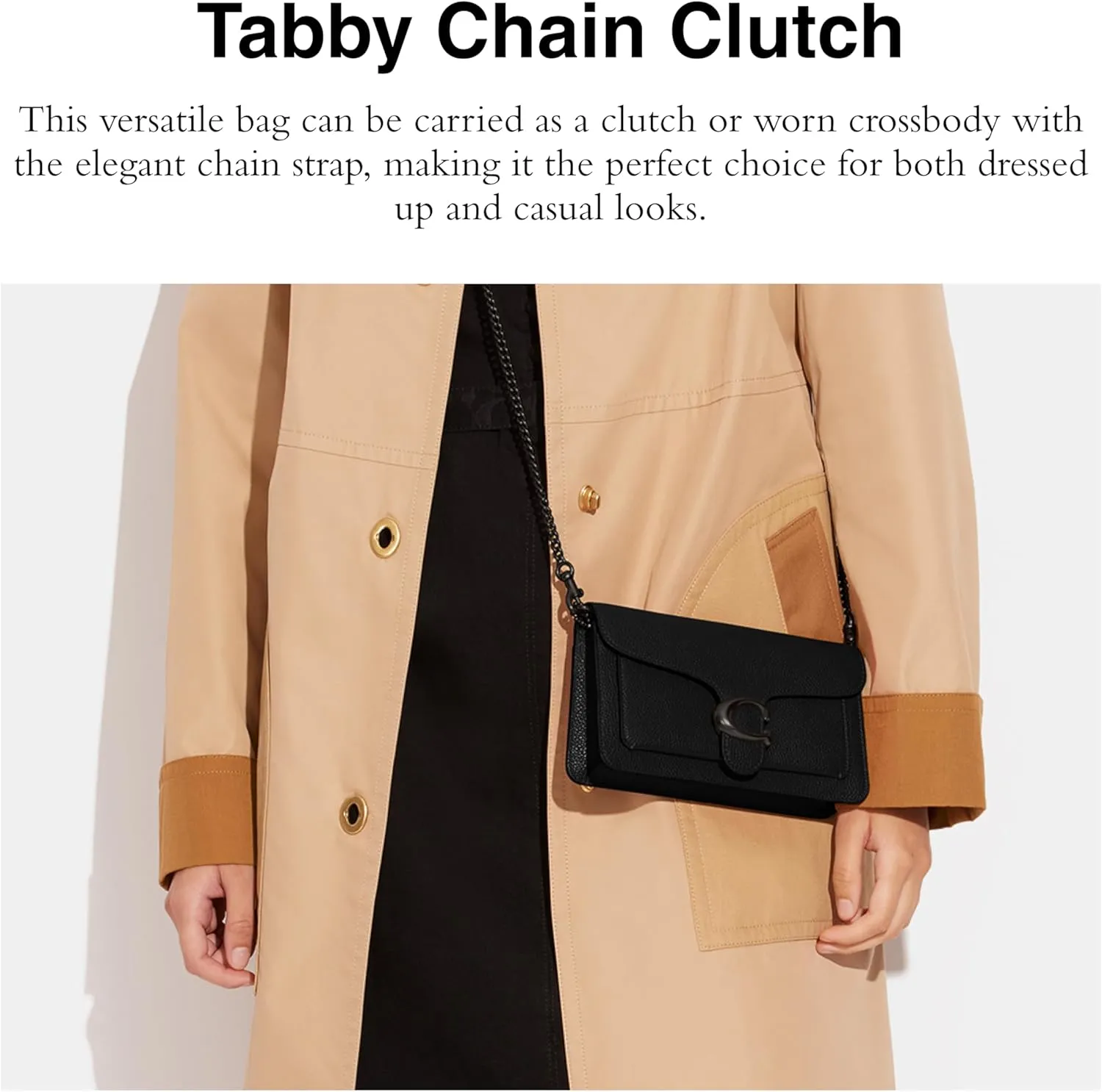 Coach Tabby Chain Clutch