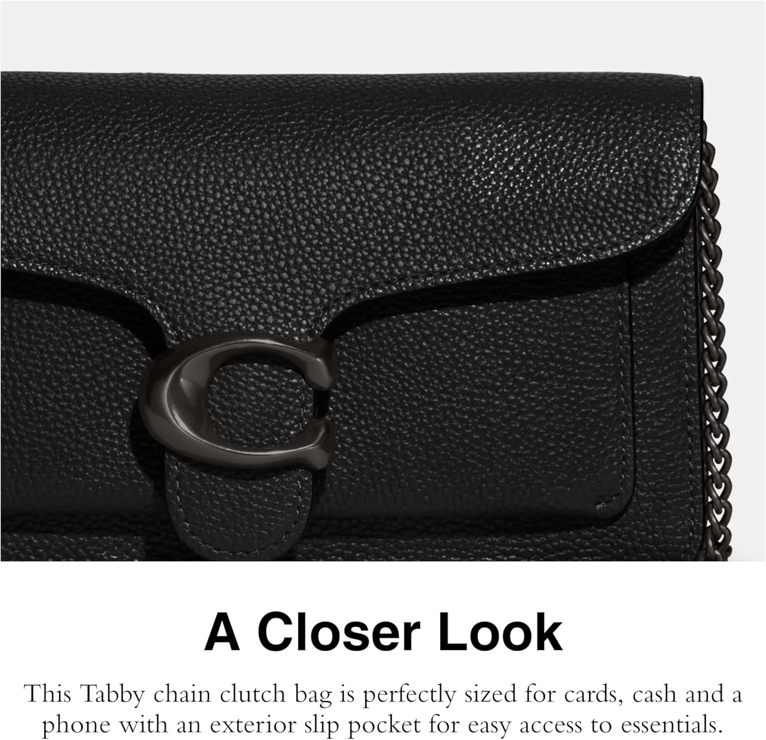 Coach Tabby Chain Clutch