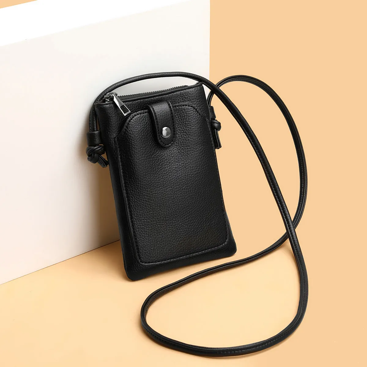 Color Simple Style Portable Cell Fashion Phone Bags