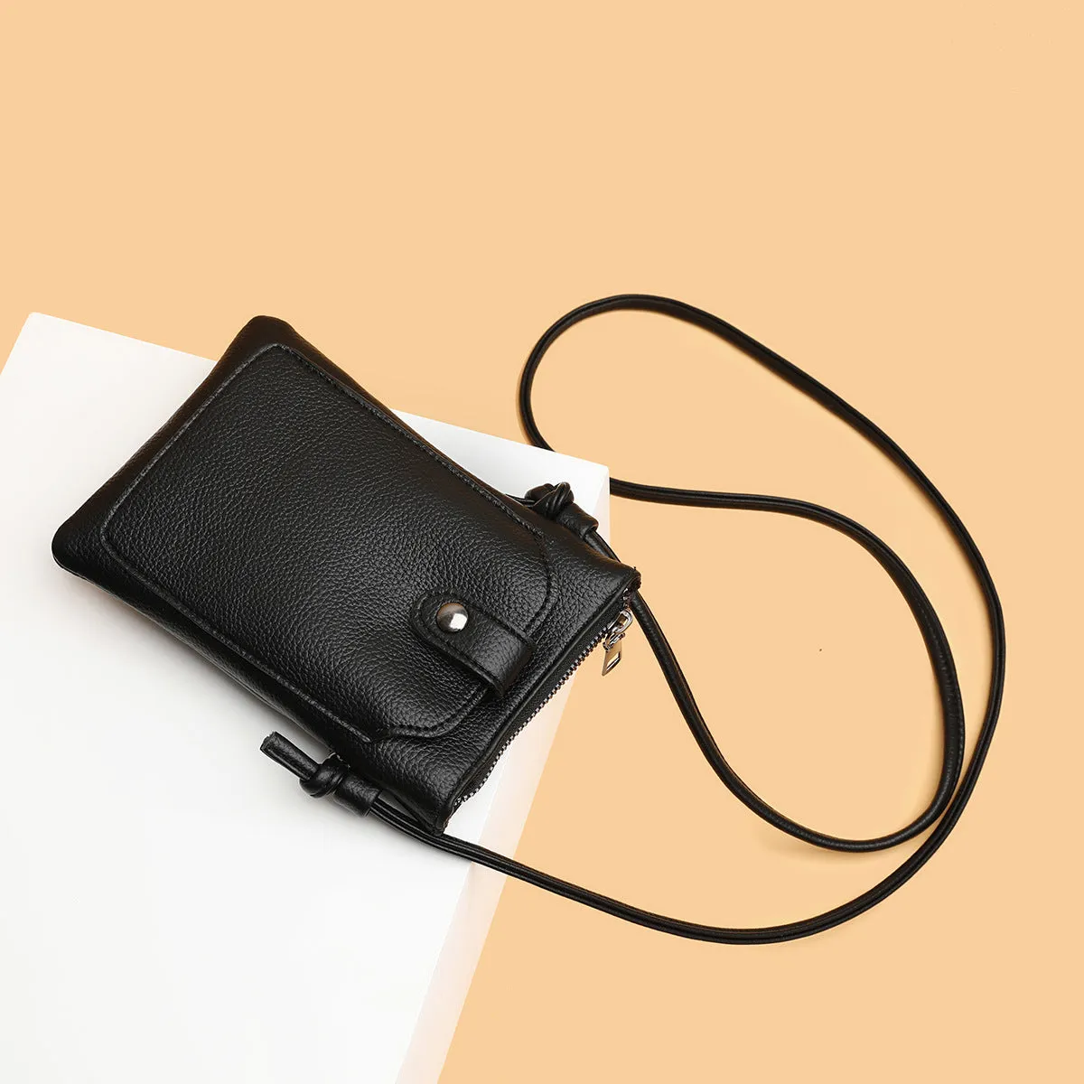 Color Simple Style Portable Cell Fashion Phone Bags