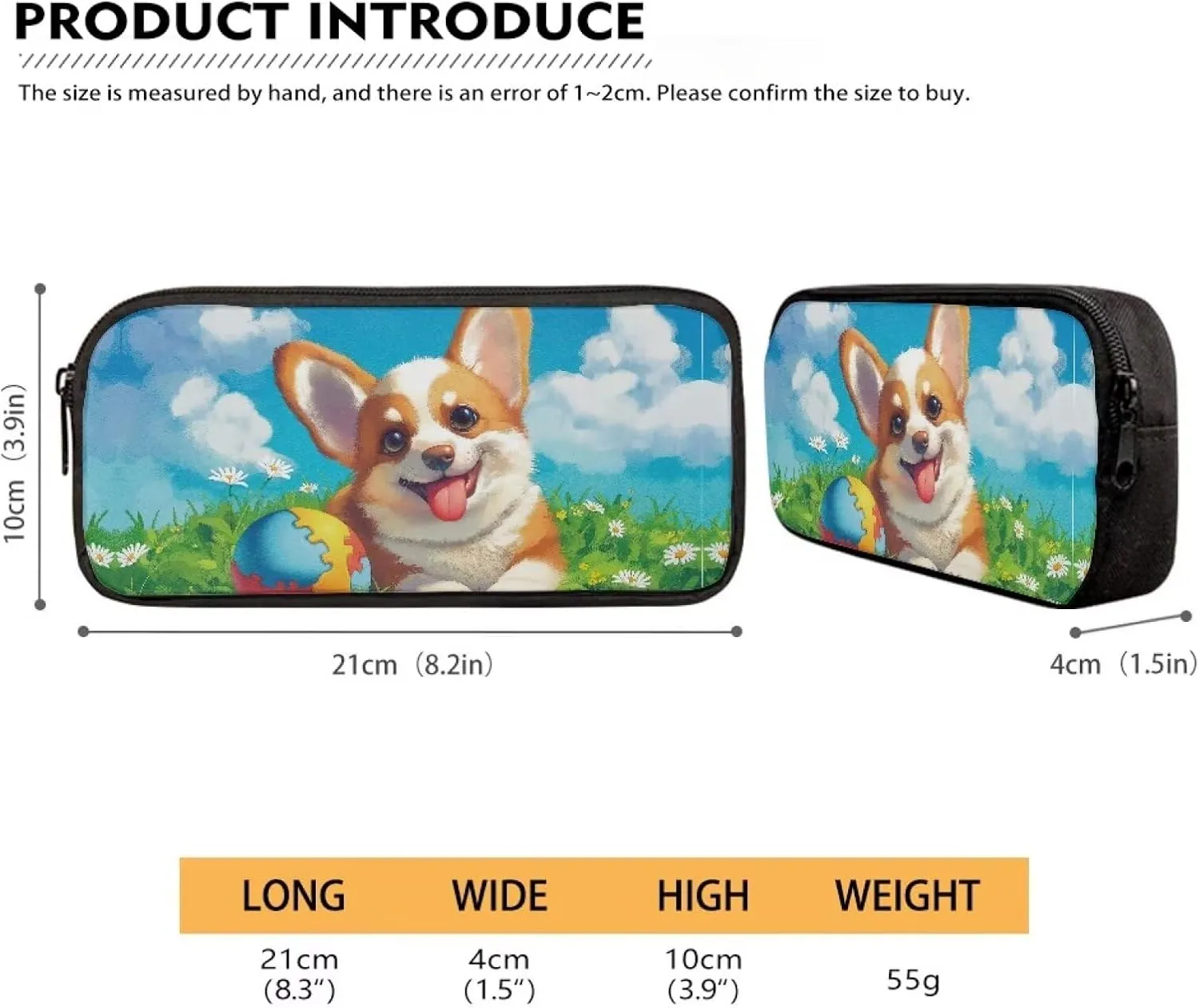 Corgi Backpack for Girls 10-12 with Lunchbox Cute Book Bags for Girls Teen Elementary Middle School Backpack Purse Lightweight Shoulder Bags Daypack
