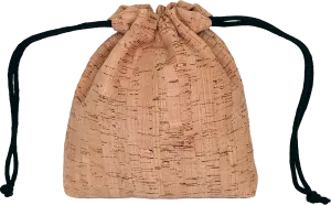 Cork Drawstring Player's Golf Accessory Pouch