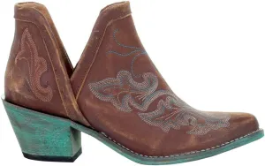 Corral Boots Women's Q0099 Leather Embroidery Snip Toe Western Casual Cowgirl Shoes