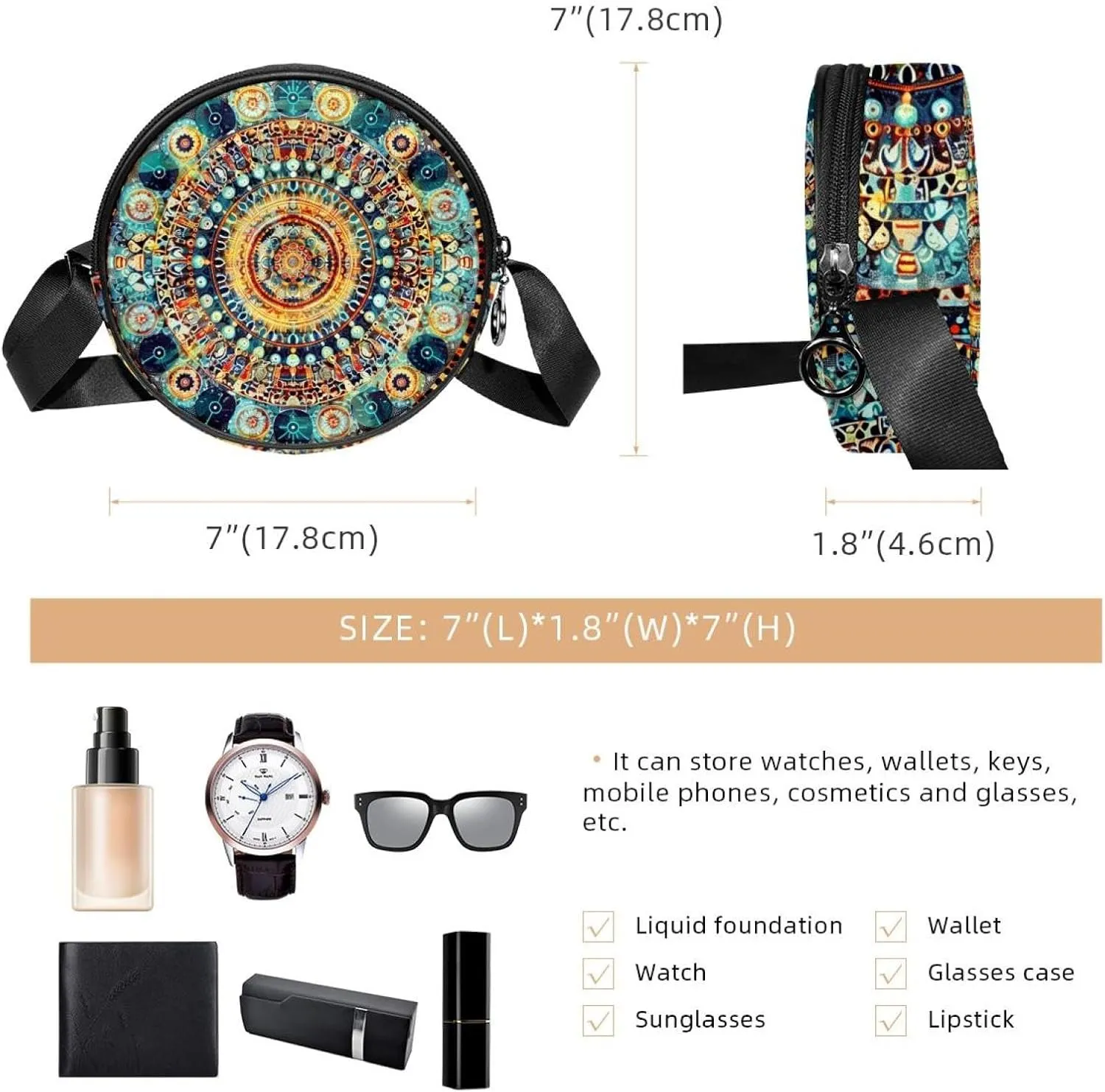Crossbody Bags for Women,Crossbody Bag Men,Small Sling Bag,Crossbody Purse