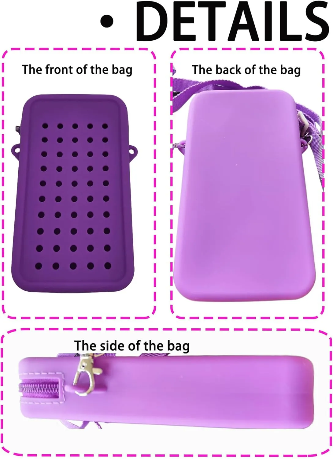 Crossbody Mini Cell Phone Bag Purse with Adjustable Strap Hands-Free Traval Bag