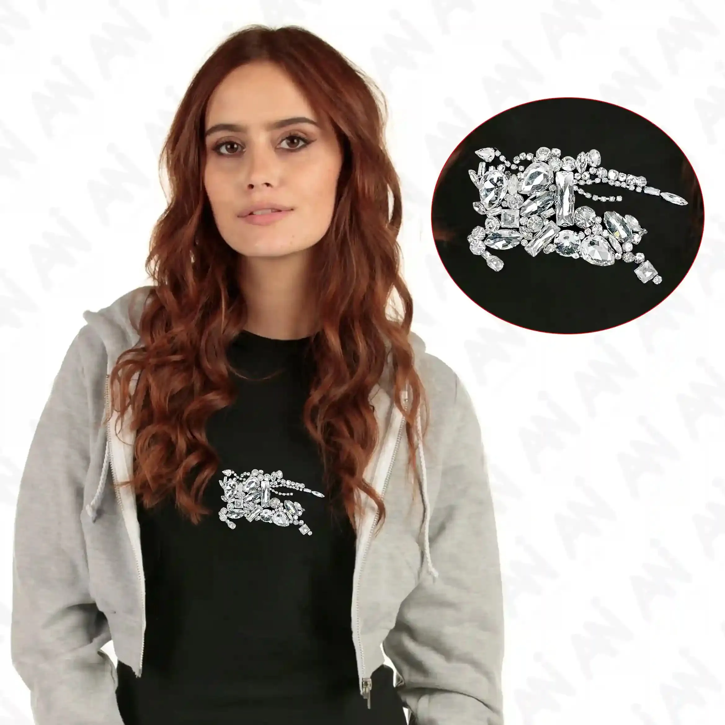 Crystal Embellished Applique