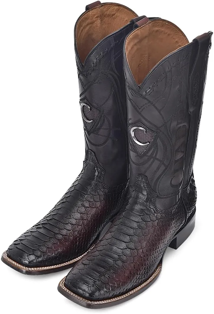 Cuadra Men's Boot in Python Leather With laser engraving 3Z2LPH