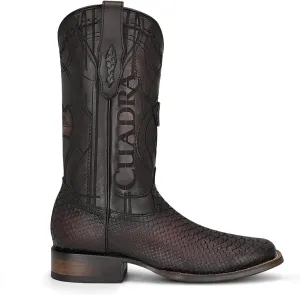 Cuadra Men's Boot in Python Leather With laser engraving 3Z2LPH