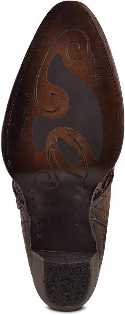 Cuadra Women's Boot in Genuine Python Leather and Bovine Leather, 3F66PH
