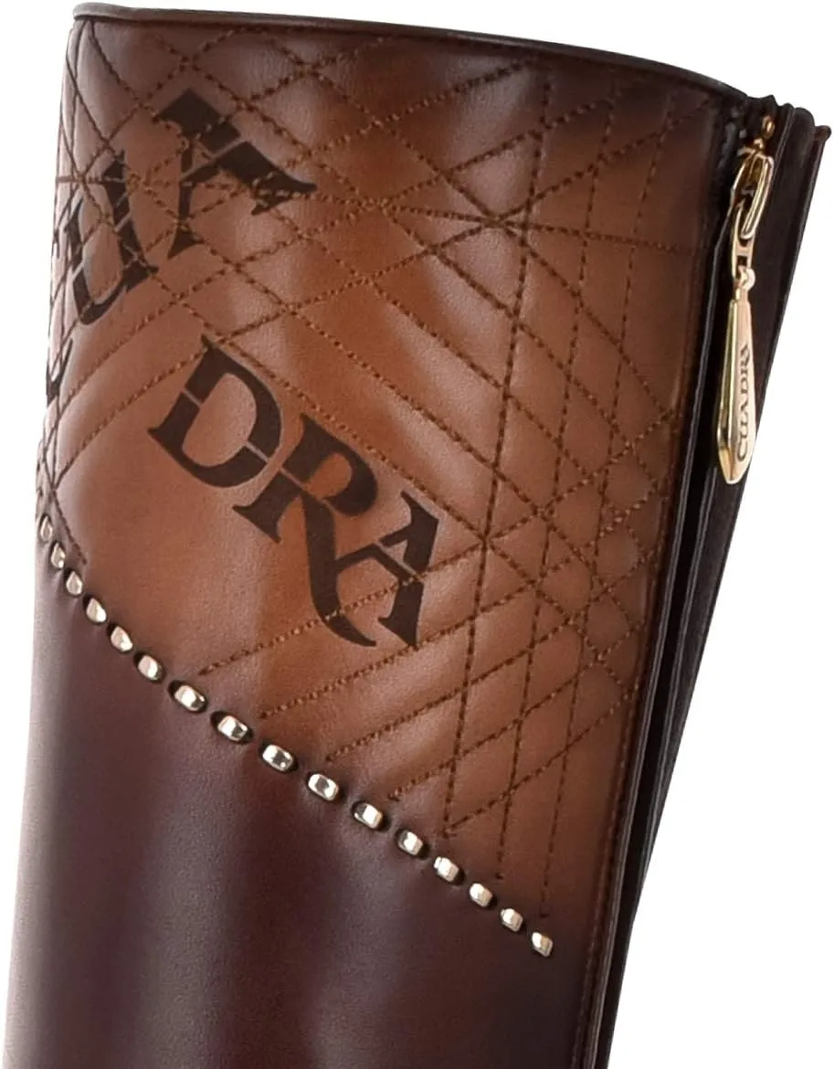 Cuadra Women's Boot in Genuine Python Leather and Bovine Leather, 3F66PH