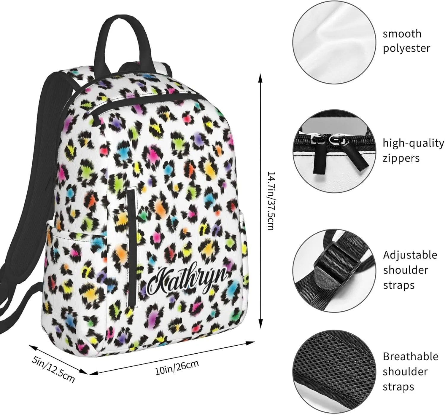 Custom Backpack| Custom Name Backpacks For Her/Him For Work,Weekend Getaway,Traveling,Hiking,Camping Personalized Backpack| Multiple Colors Are Available (37.5 * 26 * 12.5cm,style 10)
