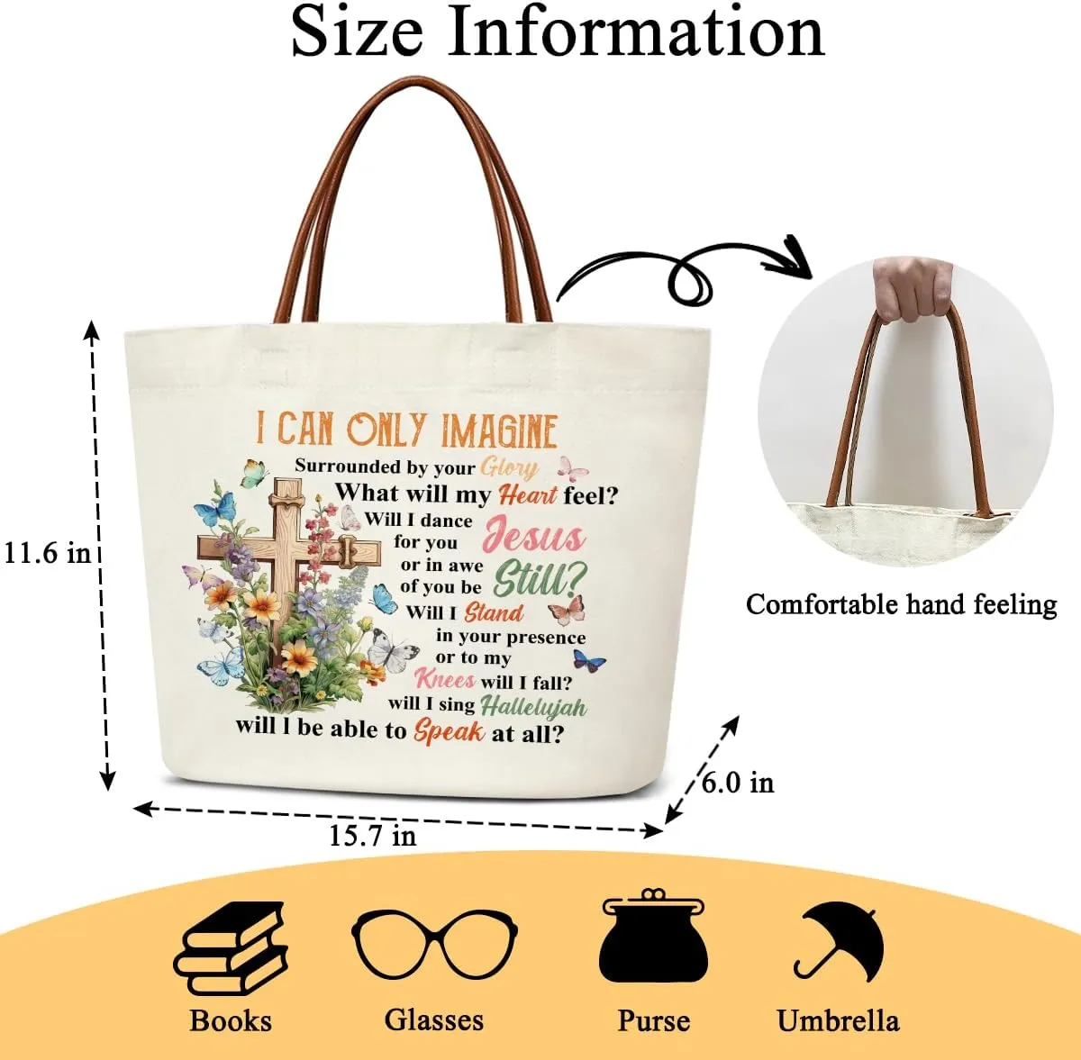 Cute Canvas Tote Bag Aesthetic Bag for Women Teen Shopping Tote Bag Reusable Grocery Bag With Handles Shoulder Bag