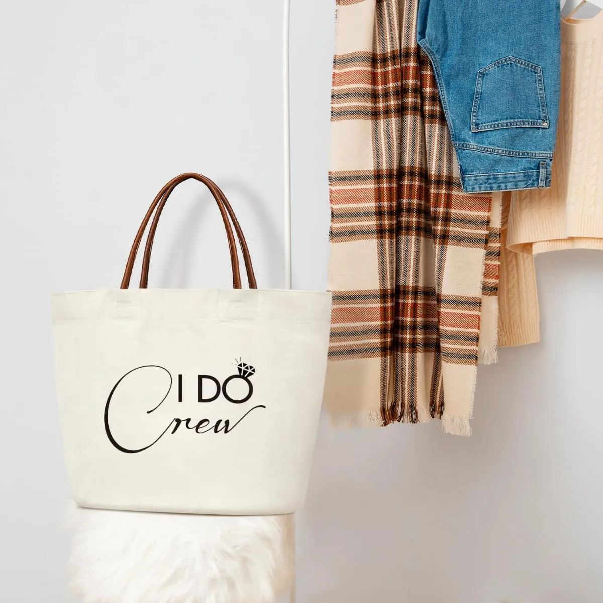 Cute Canvas Tote Bag Aesthetic Bag for Women Teens Reusable Grocery Bag With Handles Shopping Tote Bag