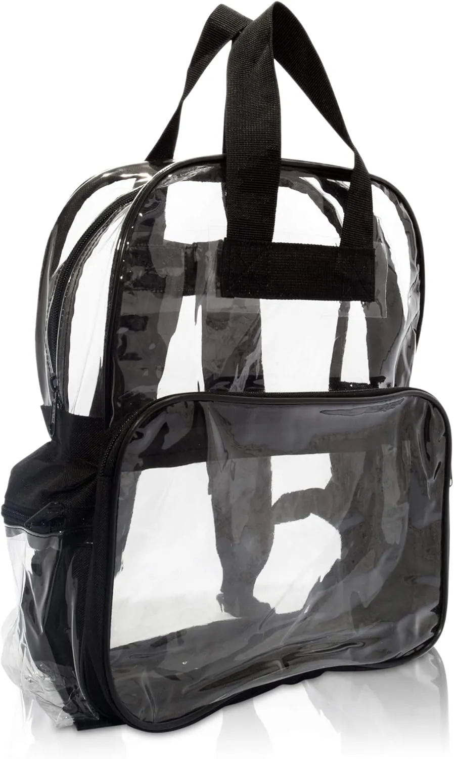 DALIX Clear Backpack with Smooth Plastic Completely Transparent