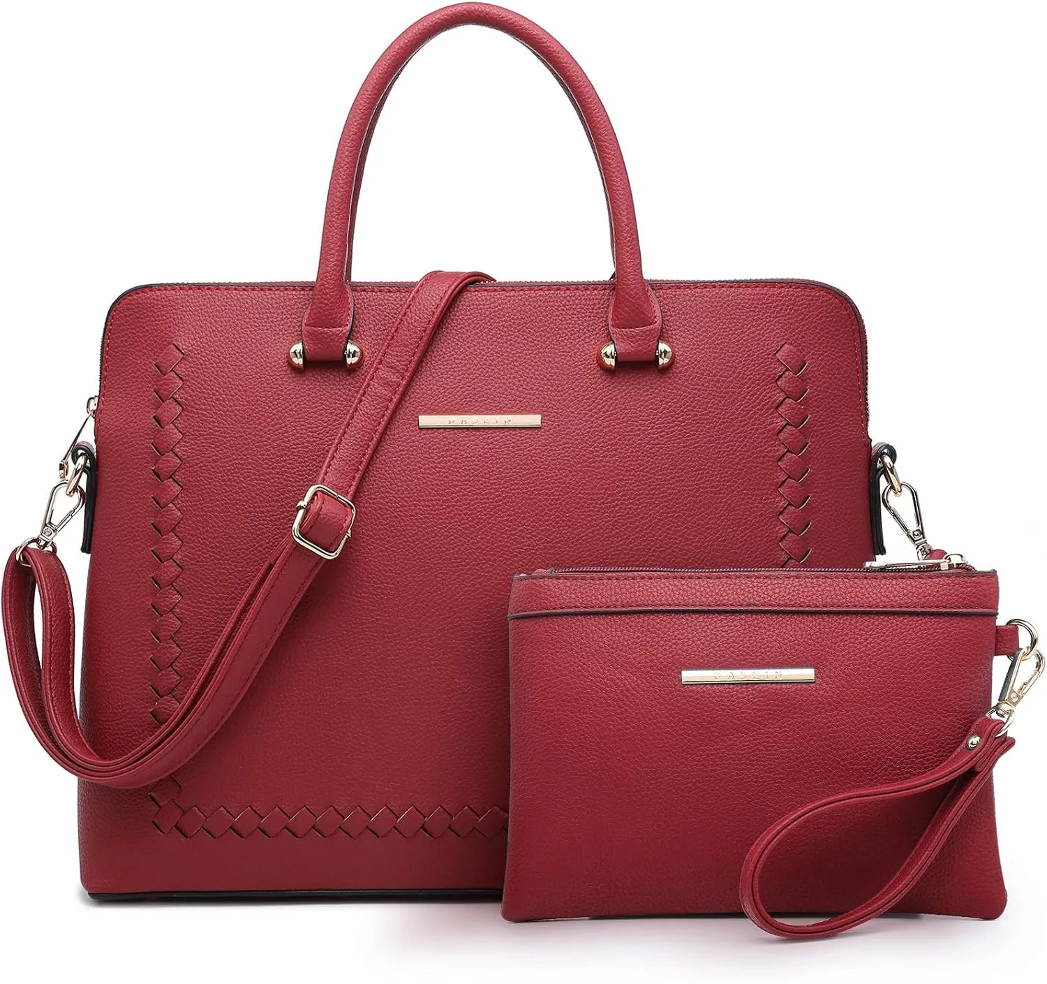 Dasein Laptop Bag for Women 14 Inch Computer Shoulder Bag Large Capacity Messenger Bag Business Office Professional Work Tote