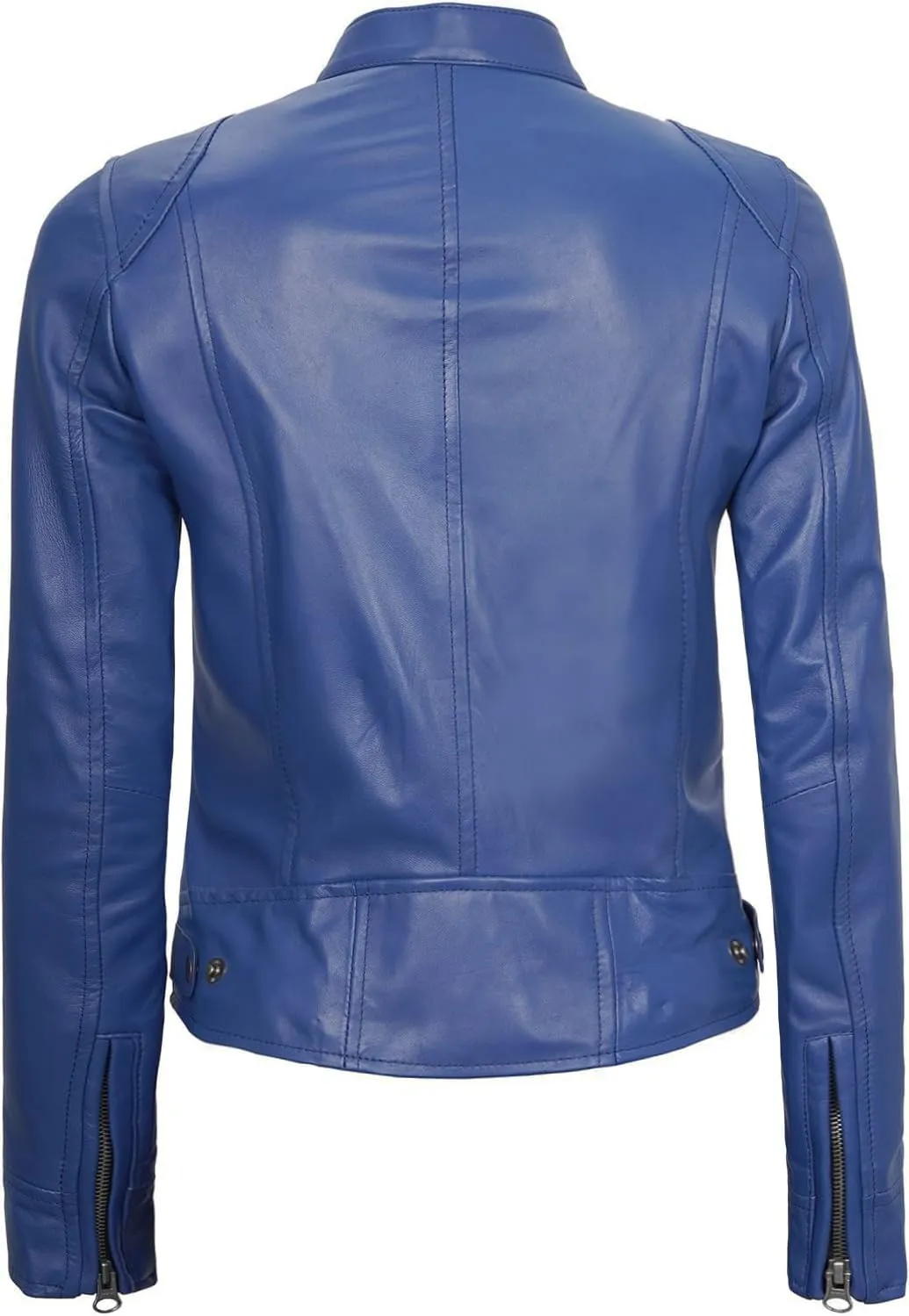Decrum Leather Jackets For Women - Cafe Racer Style Casual Trending Fashion Womens Leather Jacket