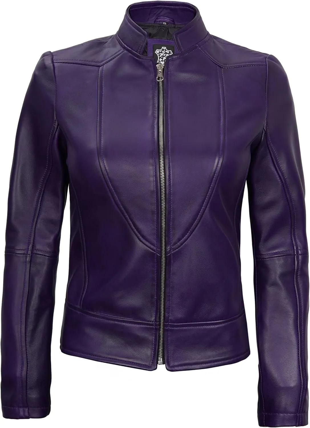 Decrum Womens Leather Jacket - Real Lambskin Stylish Leather Jackets For Women