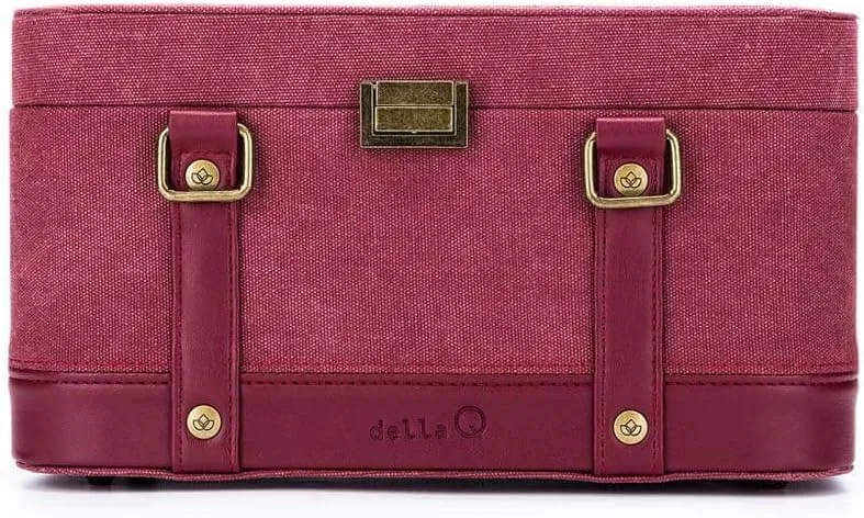 Della Q Train Case, One Size, Red