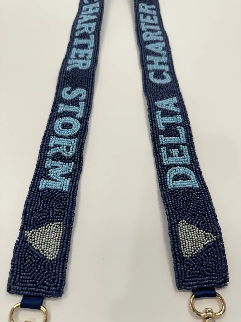 Delta Charter Storm | Custom Beaded Purse Strap